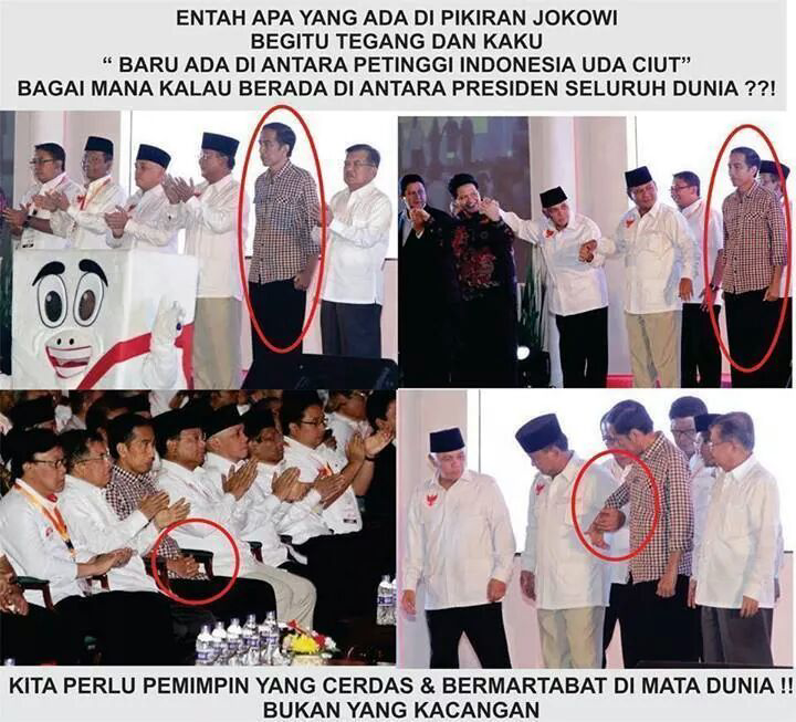 Apa komentar lo melihat gestur Jokowi dalam foto-foto berikut ini