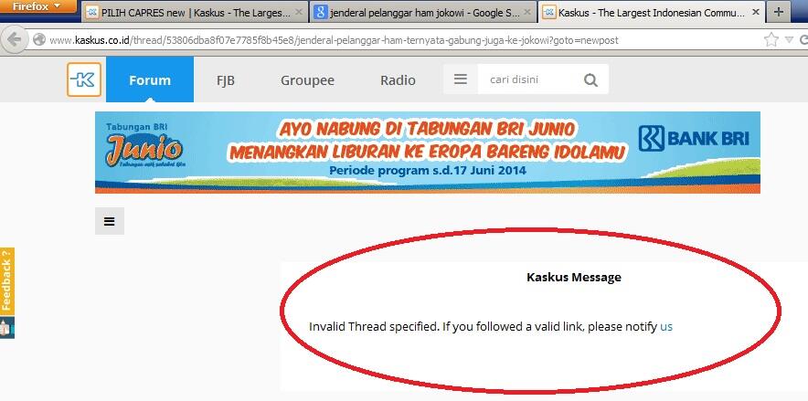 bukti nyata kaskus GAK NETRAL