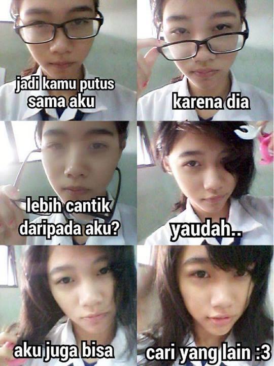 Saat Pacar Jadi Cakep Pas Jadi Mantan (MEME) 