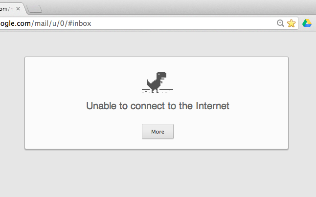 Arti Gambar Dinosaurus di Google Chrome