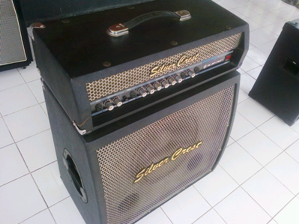 Ampli Gitar Silver Crest (Castle Rock) Head Cabinet mantab!!!