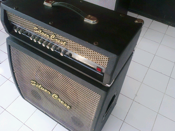 Ampli Gitar Silver Crest (Castle Rock) Head Cabinet mantab!!!