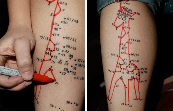 30 Desain Tatto Kreatif Di Tubuh Anda