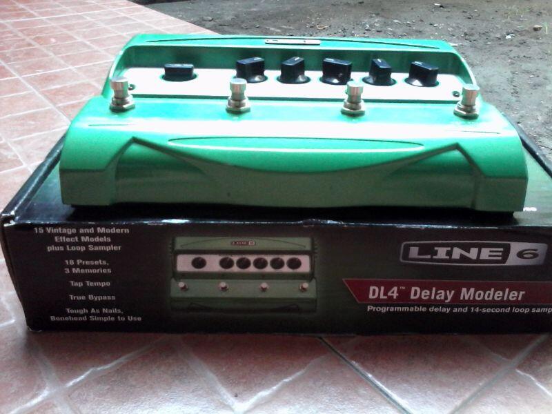 Jual Efek Gitar ( Ibanez ts 808, mxr distortion +, line 6 DL4, mxr micro amp )