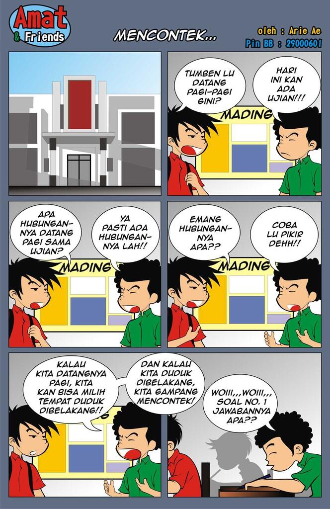 komik yang sempat saya buat akhir tahun kemarin ( AMAT & FRIENDS )
