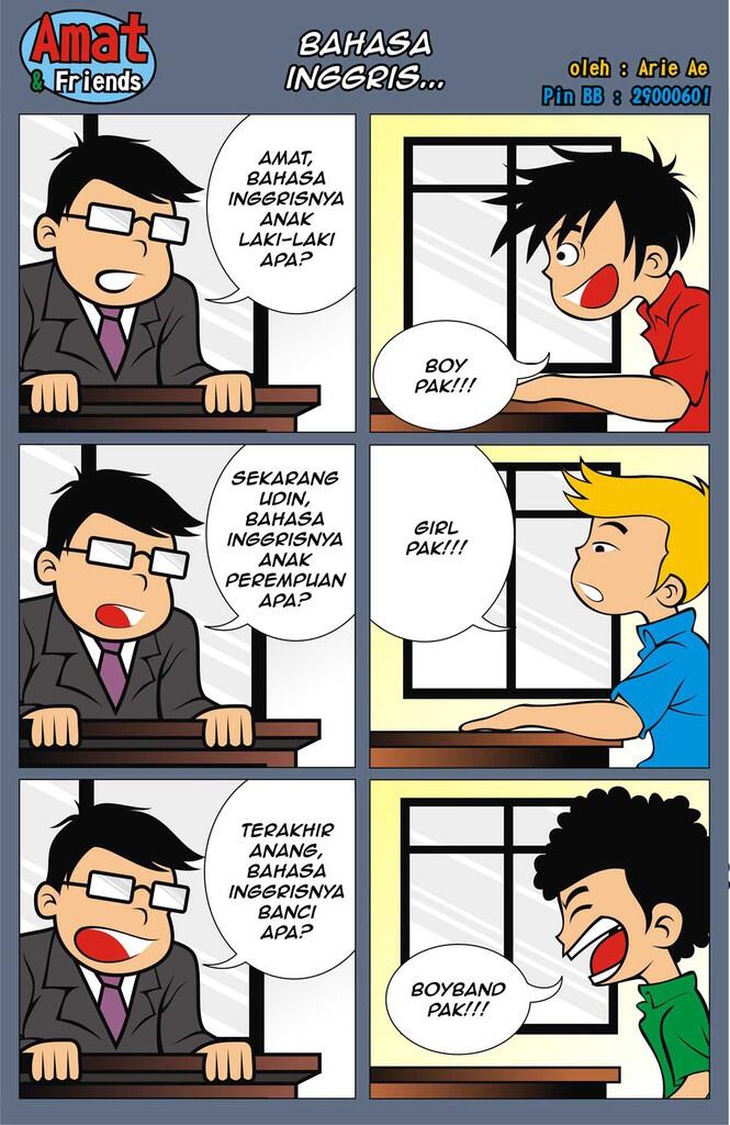 komik yang sempat saya buat akhir tahun kemarin ( AMAT & FRIENDS )
