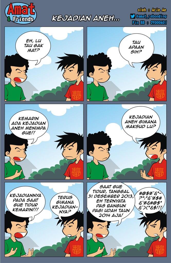 komik yang sempat saya buat akhir tahun kemarin ( AMAT & FRIENDS )