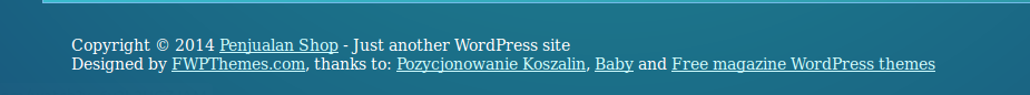 Cara Ganti Copyright Footer Wordpress