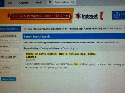 Dilema yg hanya dipahami oleh Si Pencinta Kopi (Coffee Addicted)