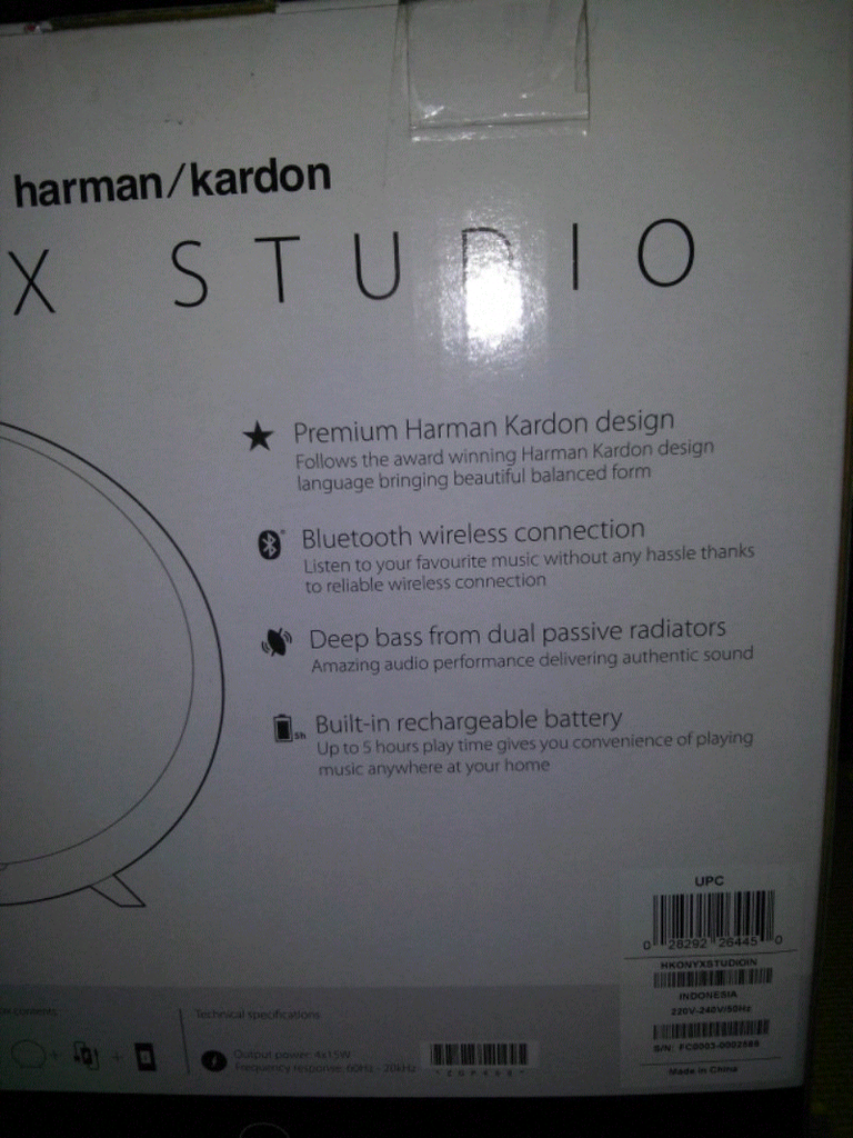 Wirless Audio Bluetooth Harman / Kardon New Baru Semarang