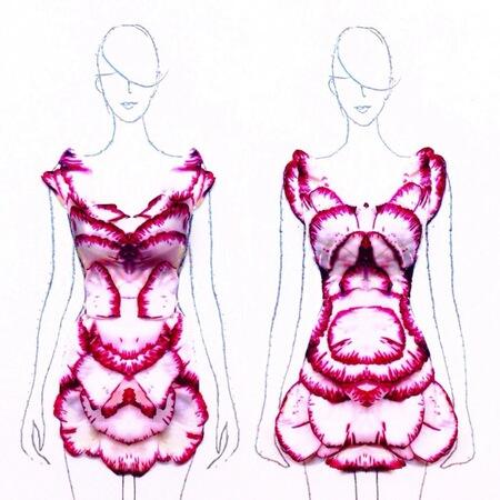 &#91;KREATIF&#93; Desain Pakaian Dari Kelopak Bunga Yang Eksotis &#91;KEREN&#93; 