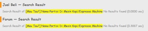 &#91;Mau Tau?&#93; Nama Partisi Di Mesin Kopi/Espresso Machine