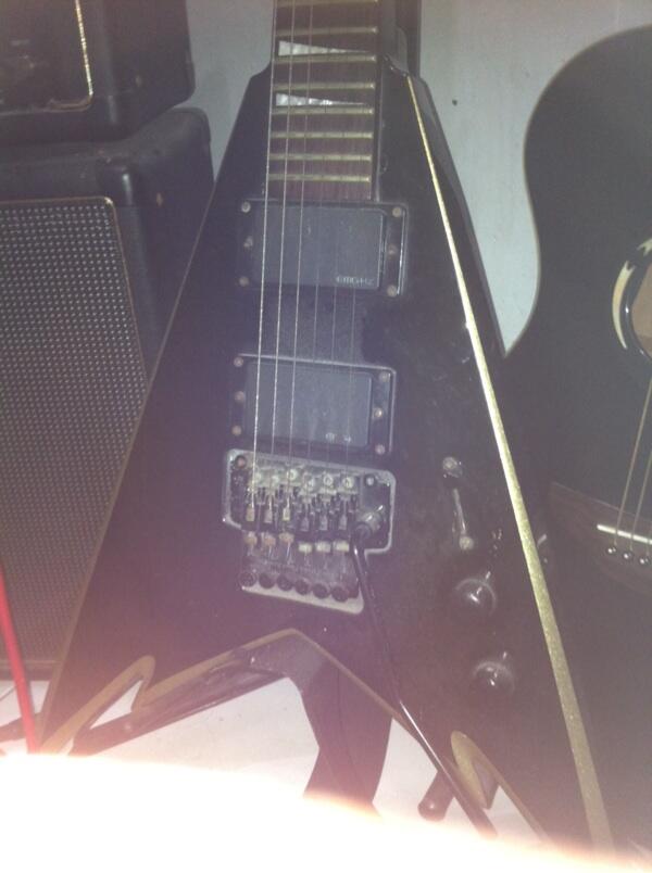 Wts gitar jackson pdx demmelition king v (artist signature) original