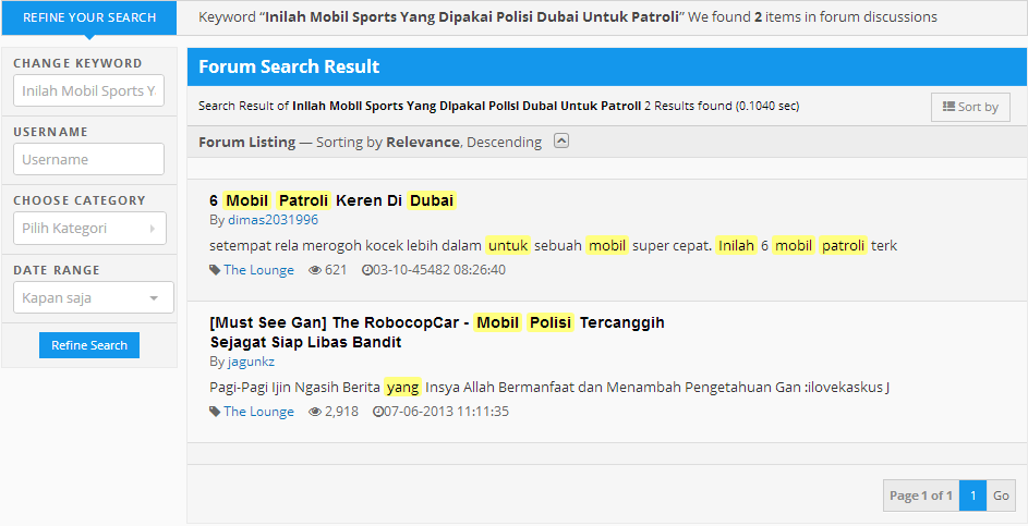 Inilah Mobil Sports Yang Dipakai Polisi Dubai Untuk Patroli