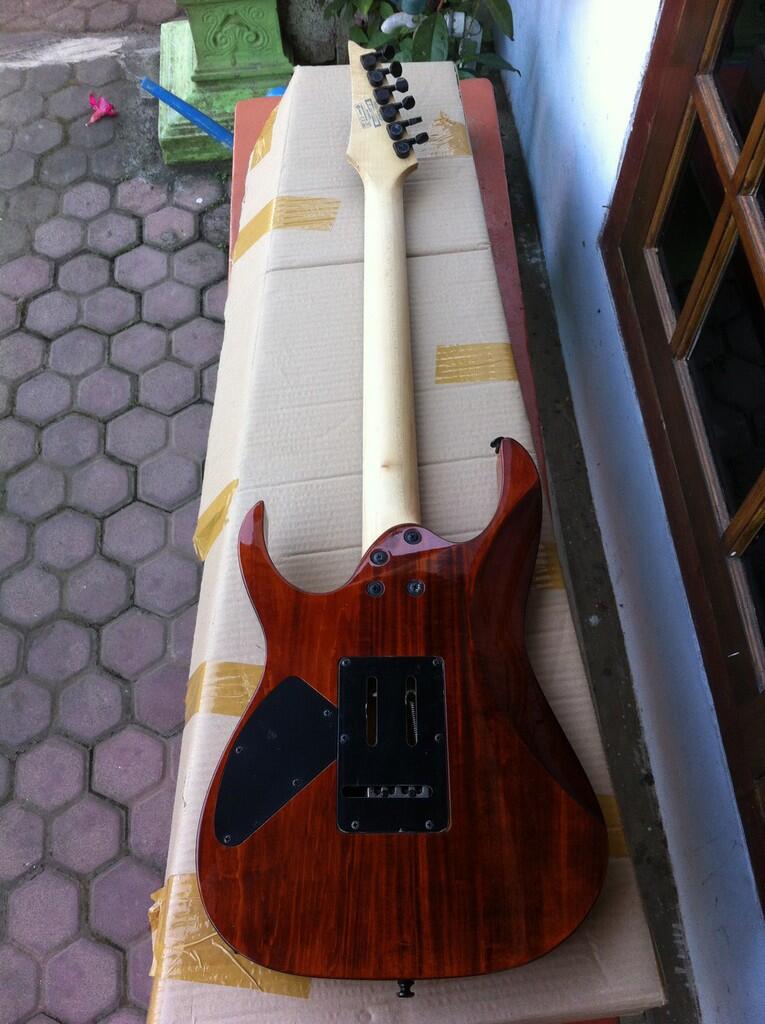 Gitar IBANEZ RG 370QMSP Original MII, Siap kirim REKBER Oke gan