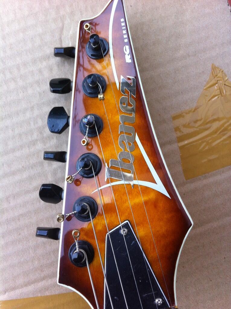 Gitar IBANEZ RG 370QMSP Original MII, Siap kirim REKBER Oke gan