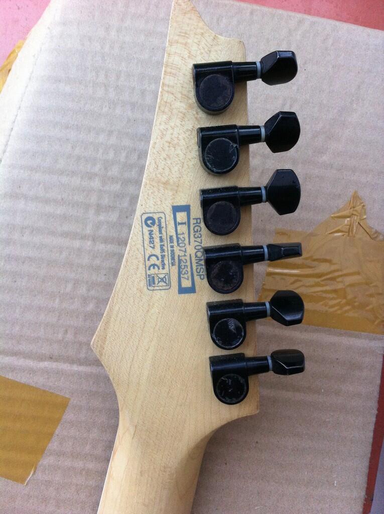Gitar IBANEZ RG 370QMSP Original MII, Siap kirim REKBER Oke gan