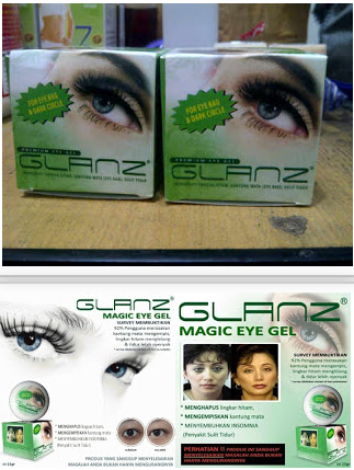 Glanz magic eye gel asli