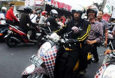 JOKOWI TERJARING RAZIA POLISI