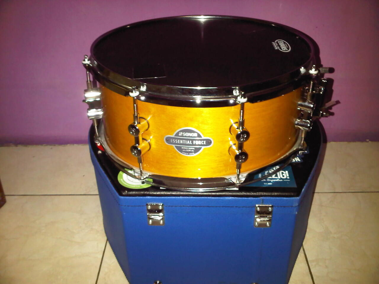 CYMBAL, SNARE + HARDCASE DAN GIG BAG BORONGAN