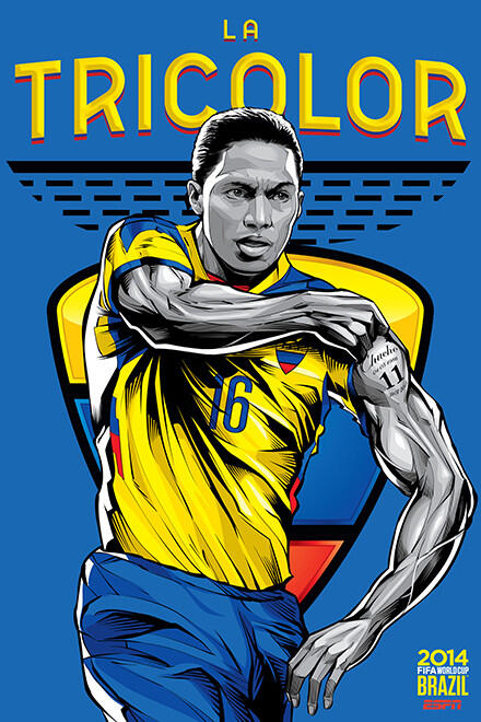 32 poster tim FIFA 2014 yang super keren