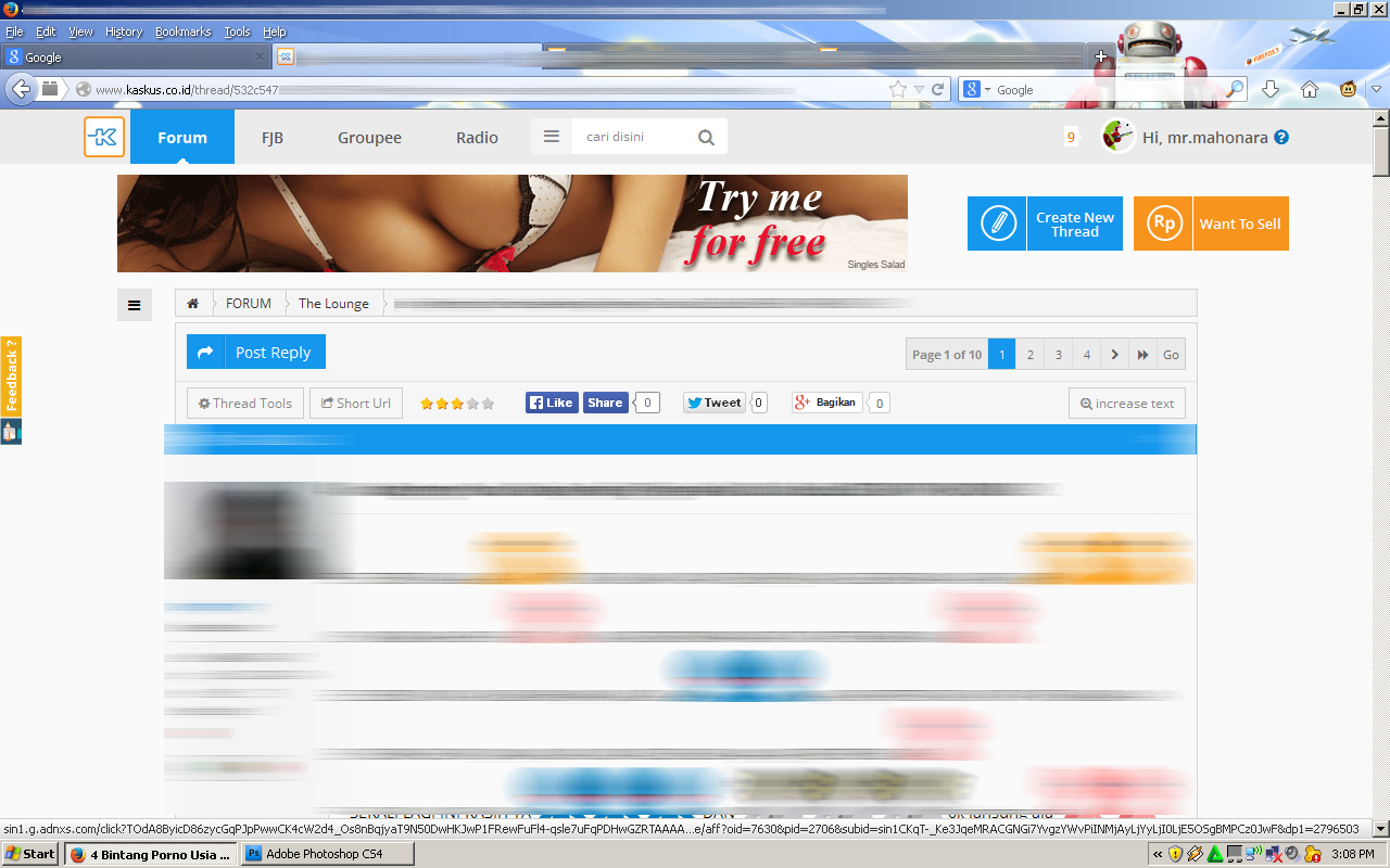 header kaskus ada iklan ky gini?? ga bagus buat anak kecil. dikit BB++ momod masuk?