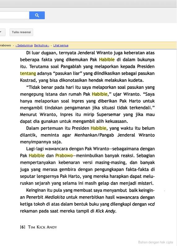 KESAKSIAN HABIBIE,WIRANTO &amp; PRABOWO ATAS PEMBERHENTIAN PRABOWO