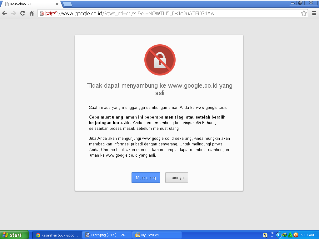 Koneksi jalan tapi tidak bisa browsing !