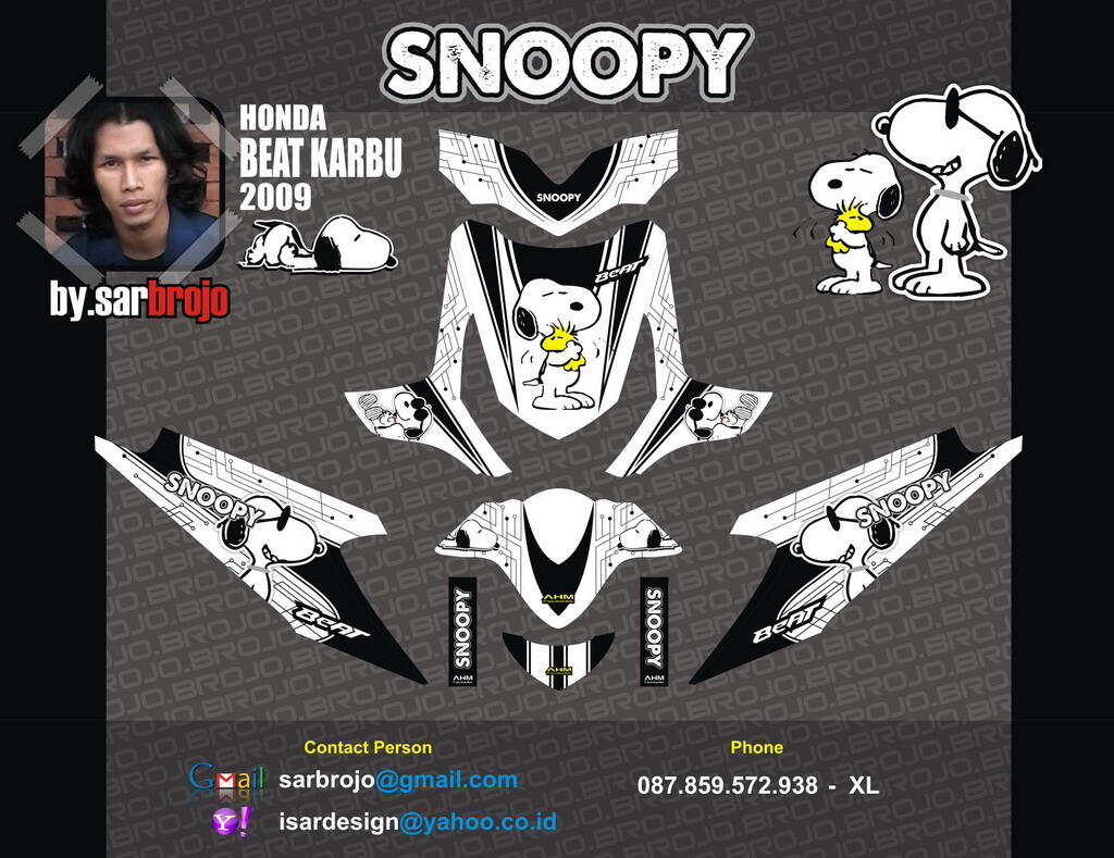 Terjual STIKER STRIPING MOTOR SUKA SUKA KASKUS