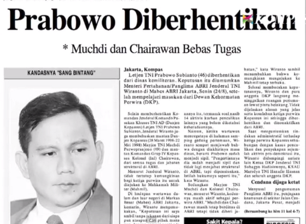 Klliping KOMPAS 25 aGUSTUS 1998