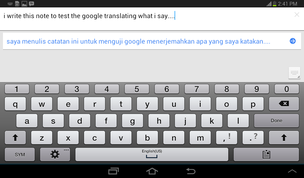 Google Translate for Android, Terjemahkan percakapan dengan offline language pack.
