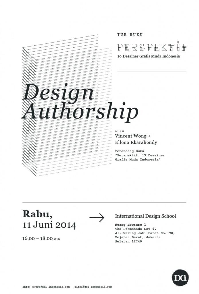 Tur Buku “Perspektif: 19 Desainer Grafis Muda Indonesia” (11 Juni 2014)