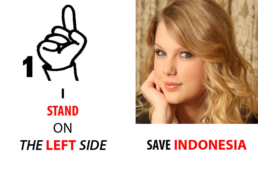 I stand on The LEFT side, biar ga mainstream ! &#91;ayok masuk&#93;