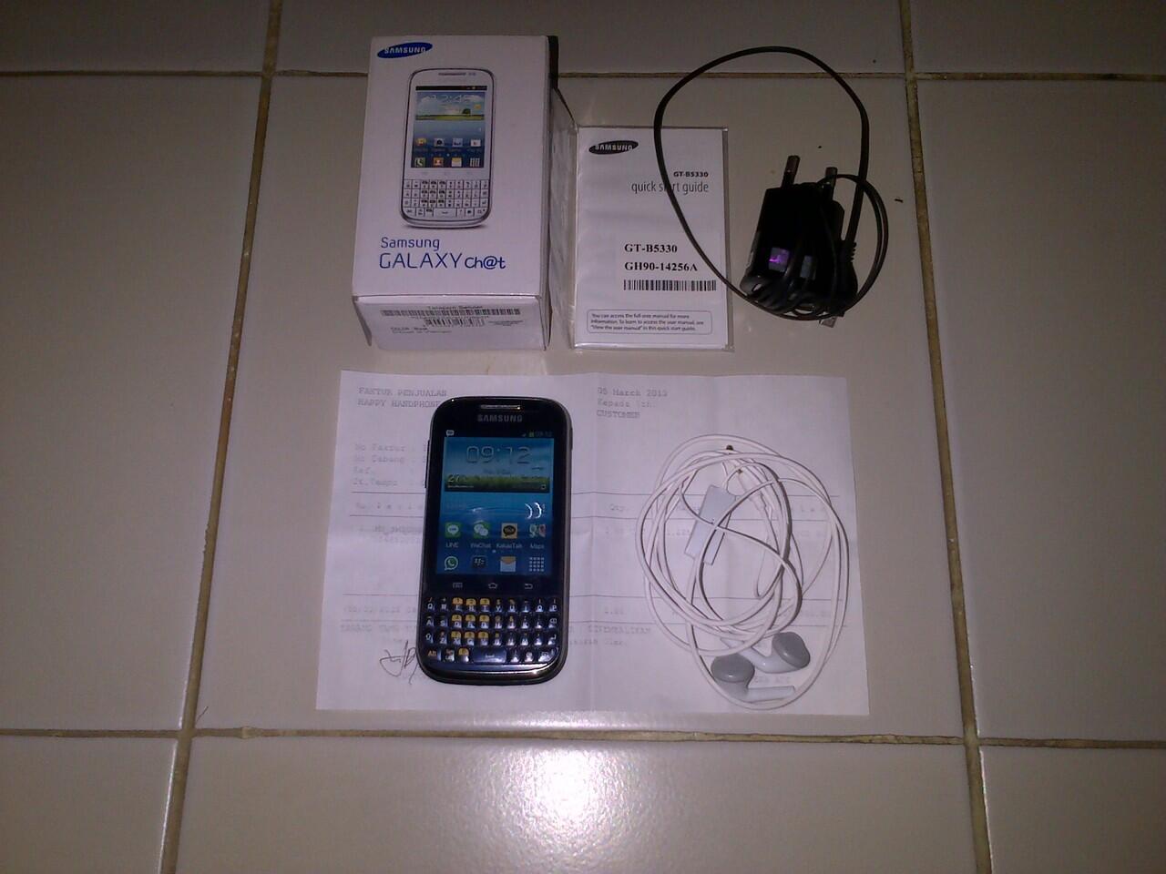 FS: Samsung Galaxy Ch@t GT-B5330 Ex. Garansi