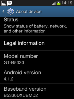 FS: Samsung Galaxy Ch@t GT-B5330 Ex. Garansi