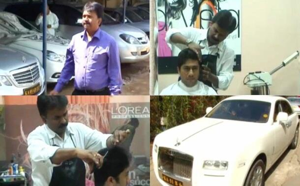 Ramesh Babu, Tukang cukur keliling yang menjadi milyader.