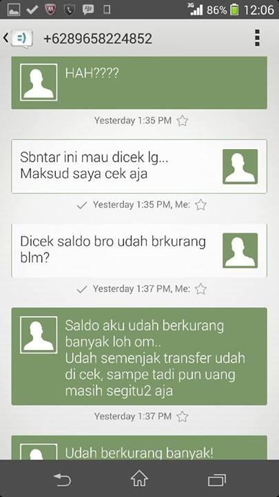 Lagi,Modus penipu transfer via banking