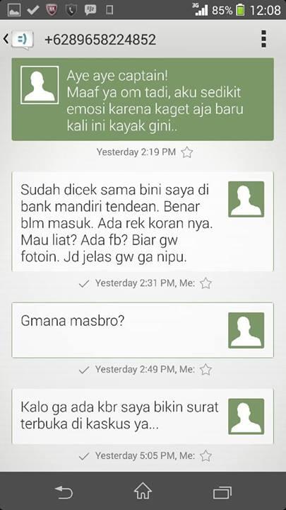 Lagi,Modus penipu transfer via banking