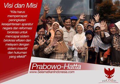 Visi-misi untuk Indonesia Raya.