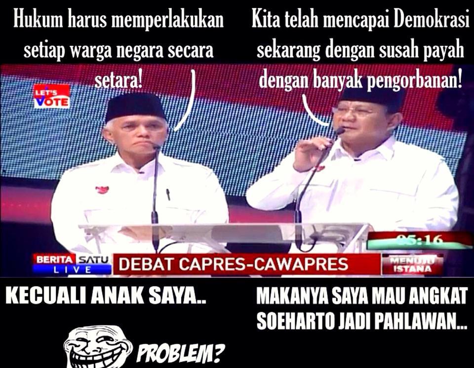 Prabowo-Hatta Minta Debat Antarcapres Jadi Tiga Kali