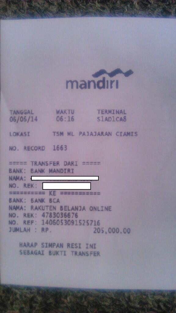 HATI HATI BELANJA DI RAKUTEN