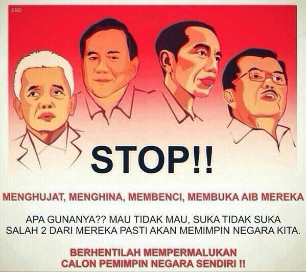 Jangan Membuka Aib Calon Pemimpin Negri Ini