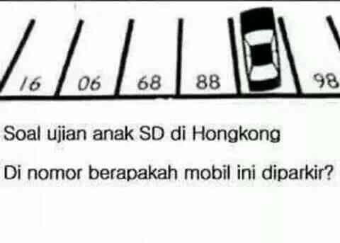 Ini soal anak SD di HONGKONG, ente bisa jawab gan? 