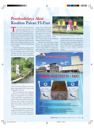 Pakan Ikan kualitas tinggi dan harga bersaing di Pontianak Kalimantan Barat
