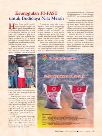 Pakan Ikan kualitas tinggi dan harga bersaing di Pontianak Kalimantan Barat