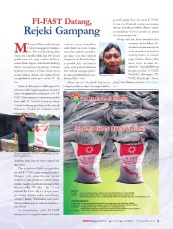 Pakan Ikan kualitas tinggi dan harga bersaing di Pontianak Kalimantan Barat