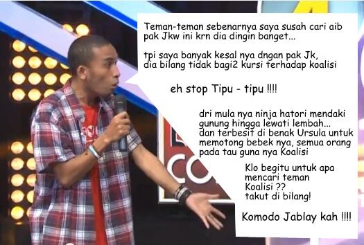 Stand Up tema Pilpres (Black Campaign banget)