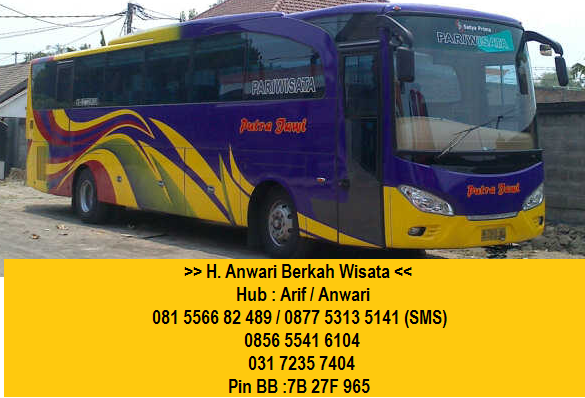 Sewa/Charter Bus Wisata Surabaya,Sidoarjo,Gresik,Tuban,Lamongan