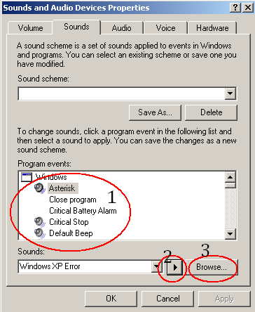 Cara Mengganti Sound Program Events Pada Windows