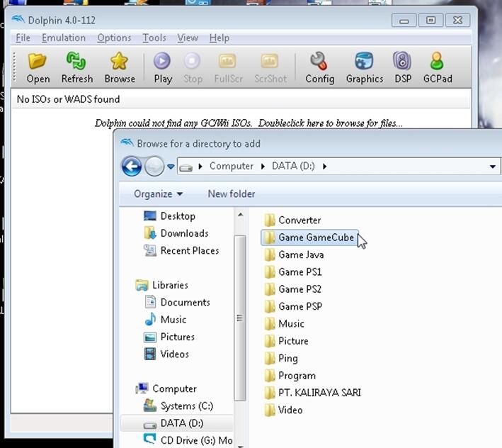 DOLPHIN EMULATOR - NOSTALGIA GAME NINTENDO GAMECUBE dan Wii